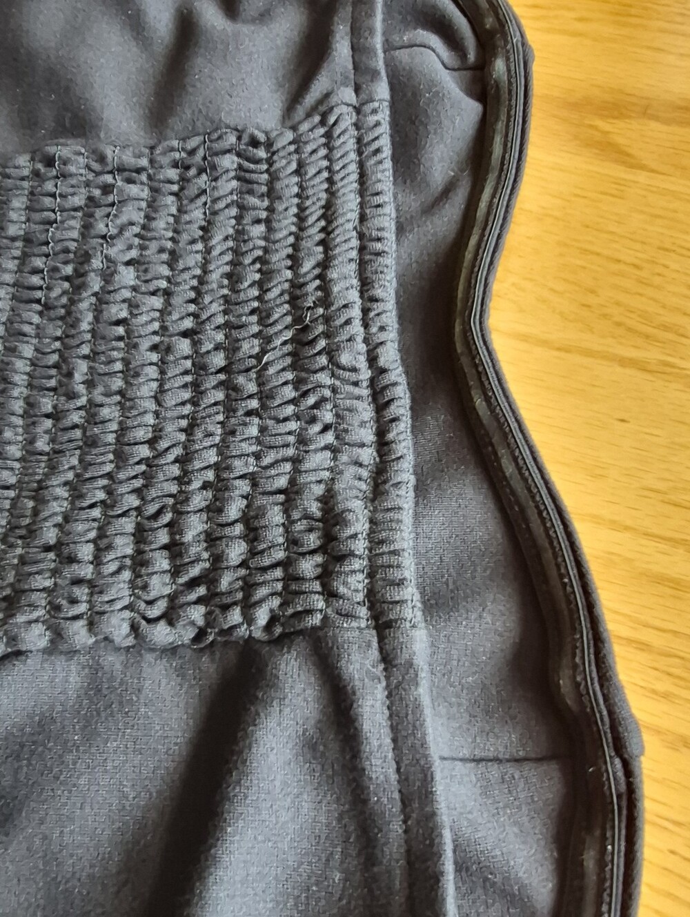 Black Strapless Corset Cropped Y2K Minimalist - Picture 3 of 9